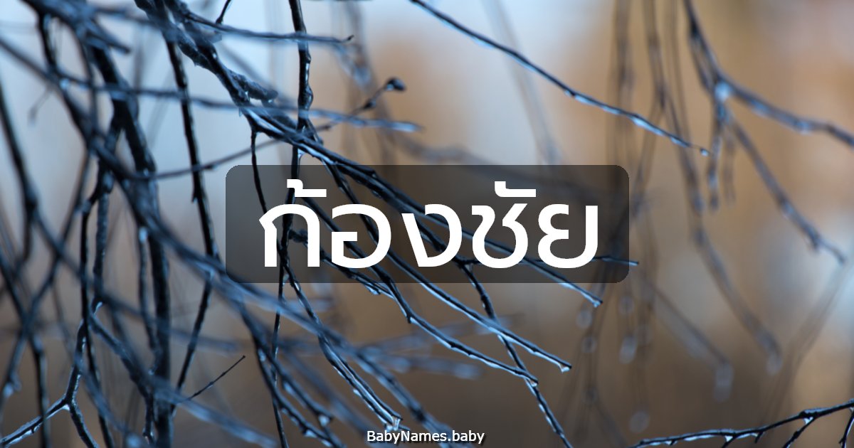 ก้องชัย