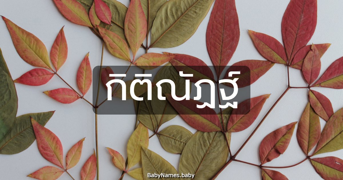 กิติณัฏฐ์