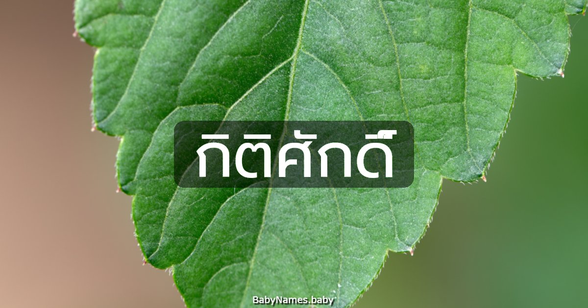 กิติศักดิ์