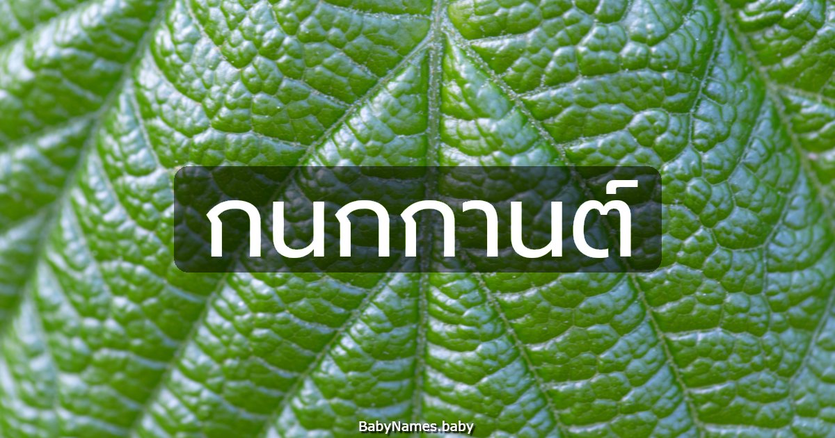 กนกกานต์