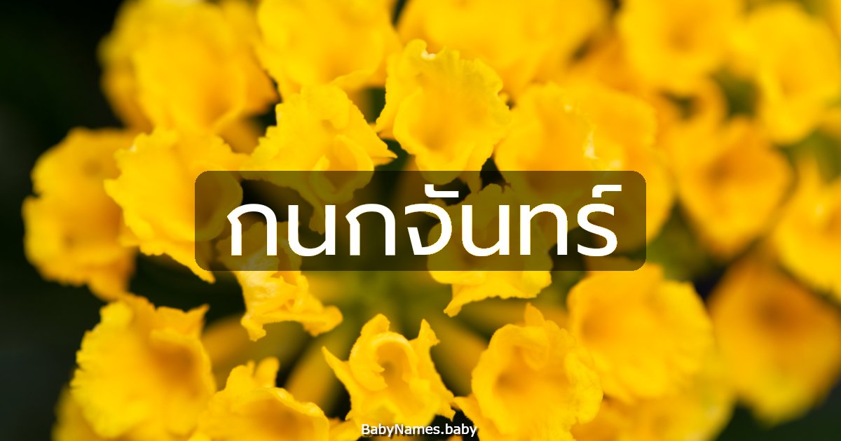 กนกจันทร์