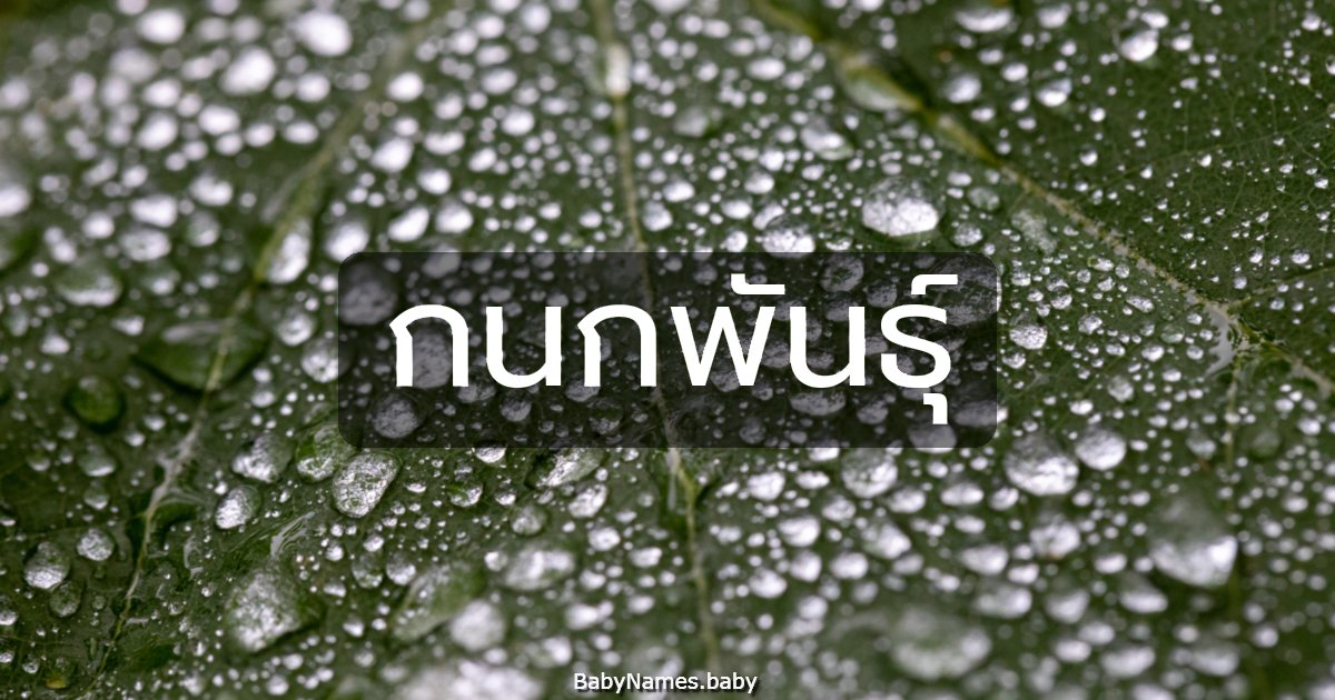 กนกพันธุ์