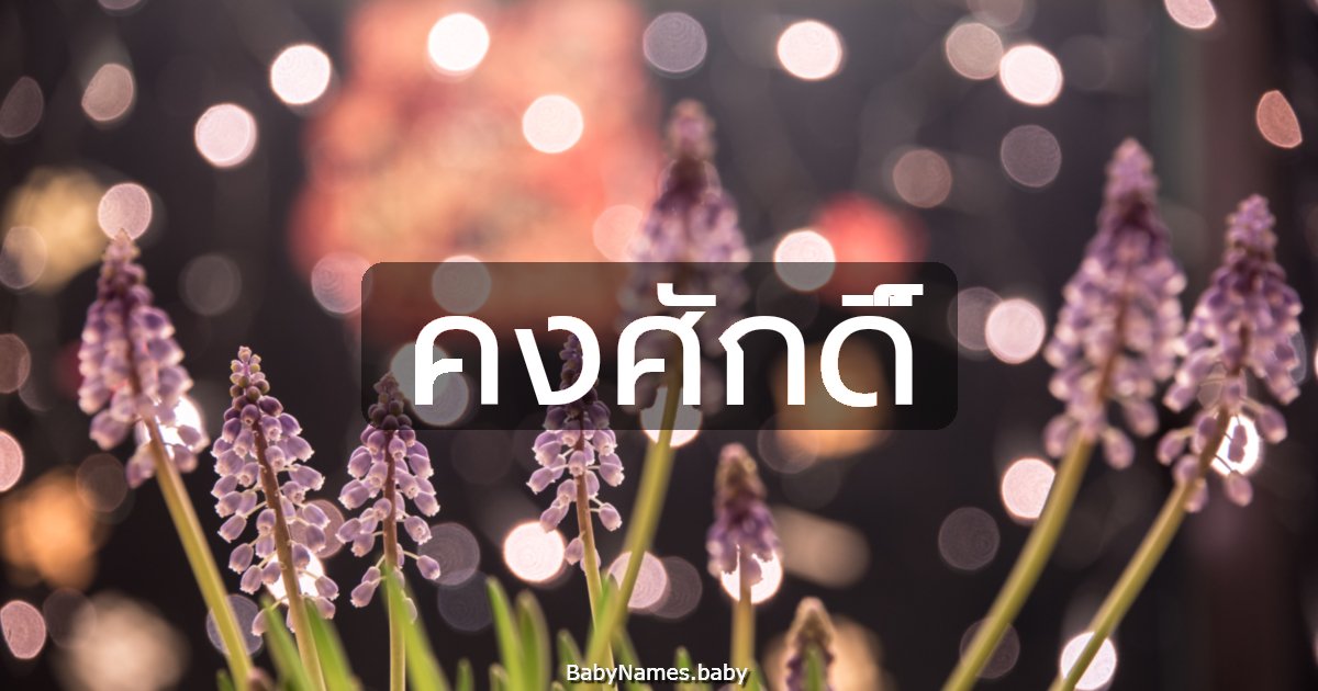 คงศักดิ์