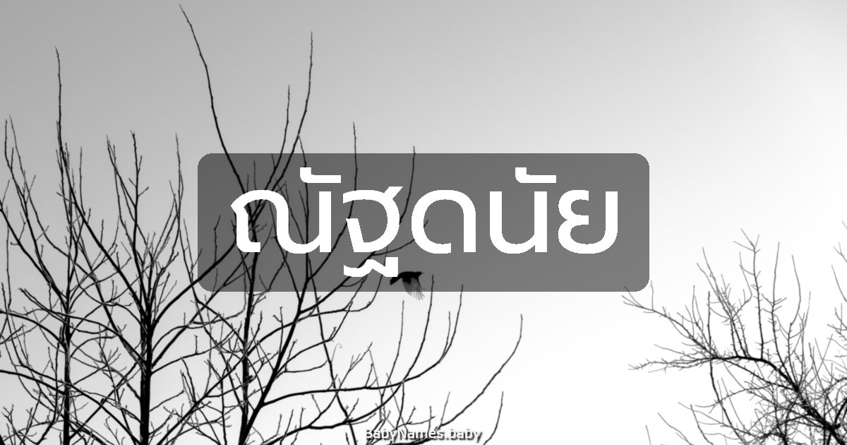 ณัฐดนัย