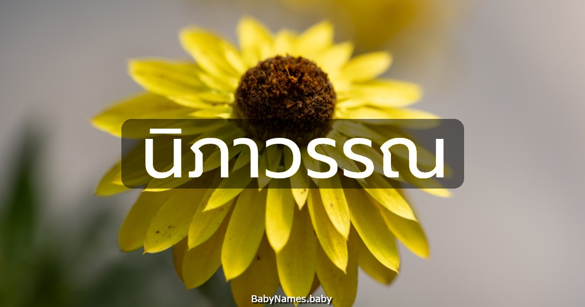 นิภาวรรณ