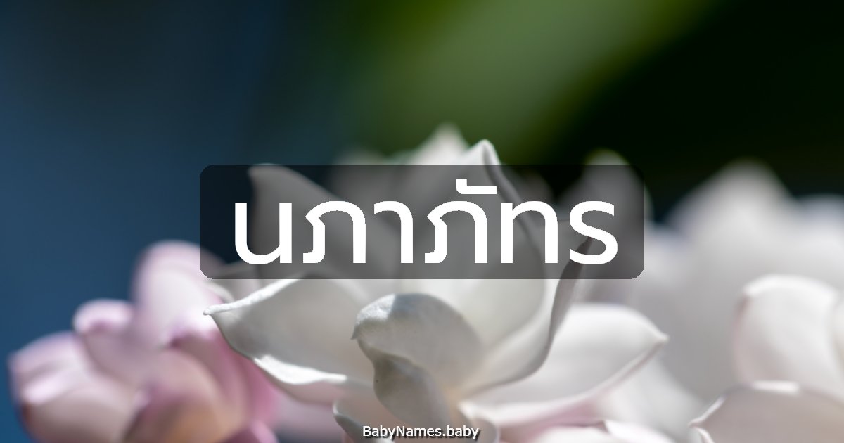 นภาภัทร