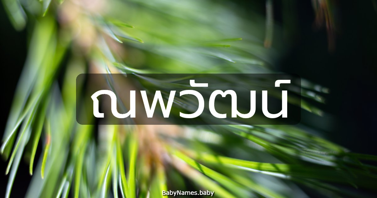 ณพวัฒน์