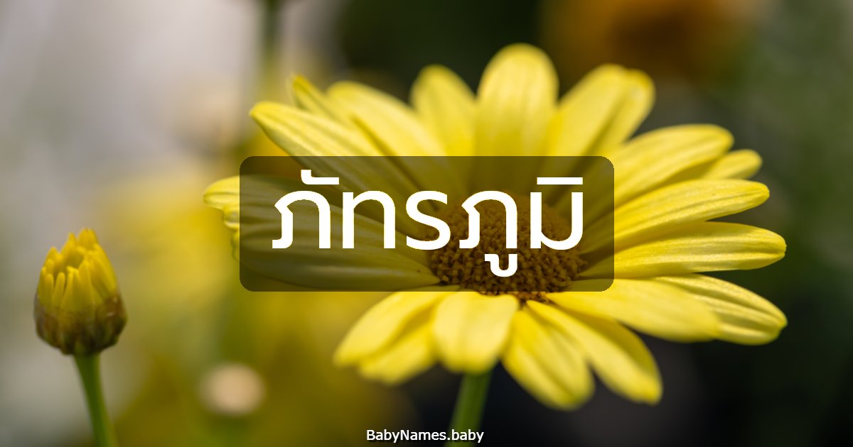 ภัทรภูมิ