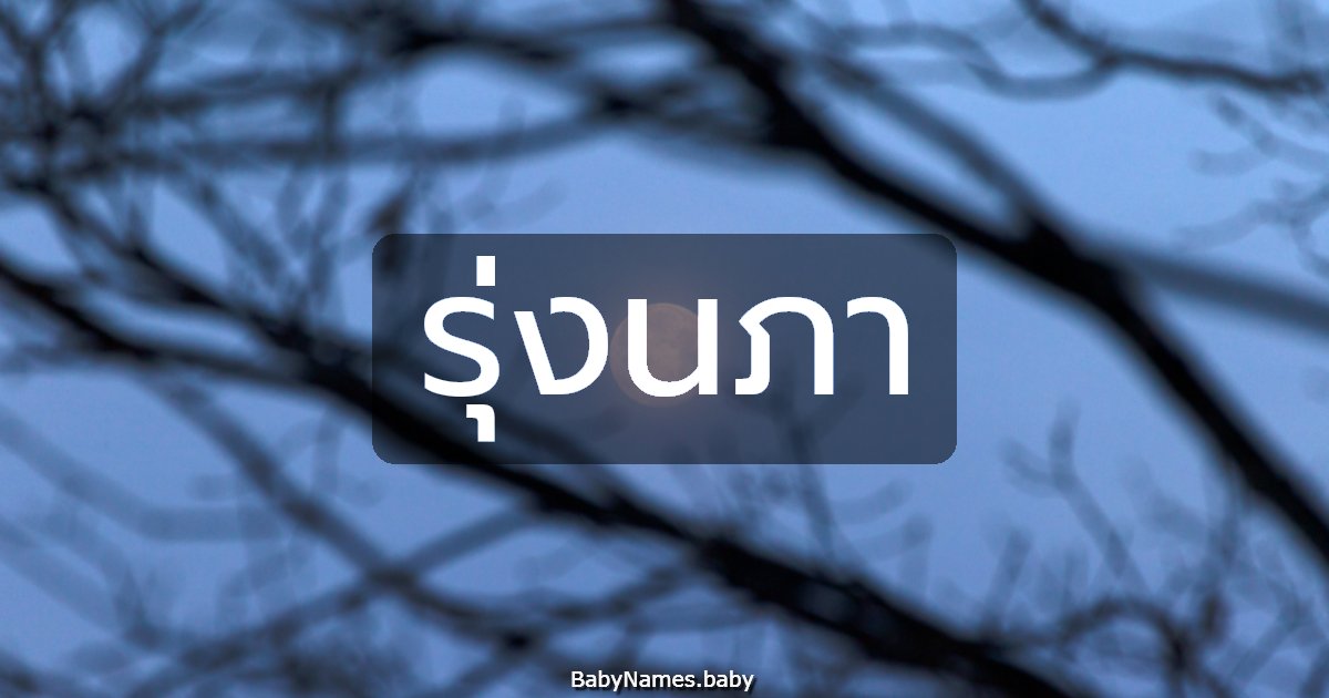 รุ่งนภา