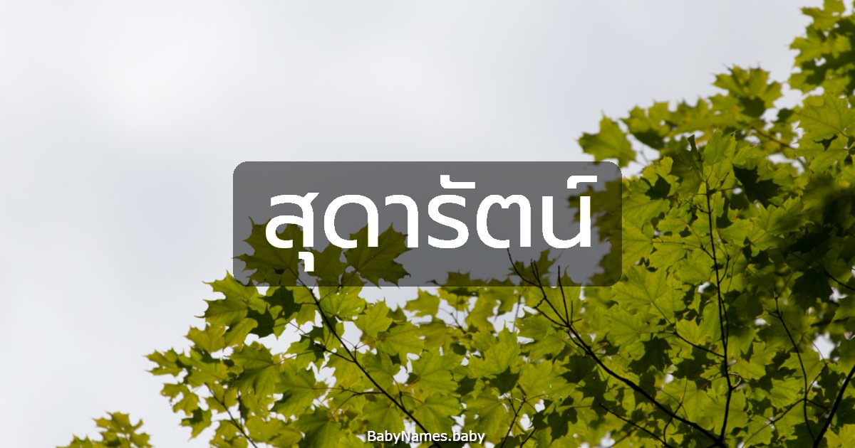 สุดารัตน์