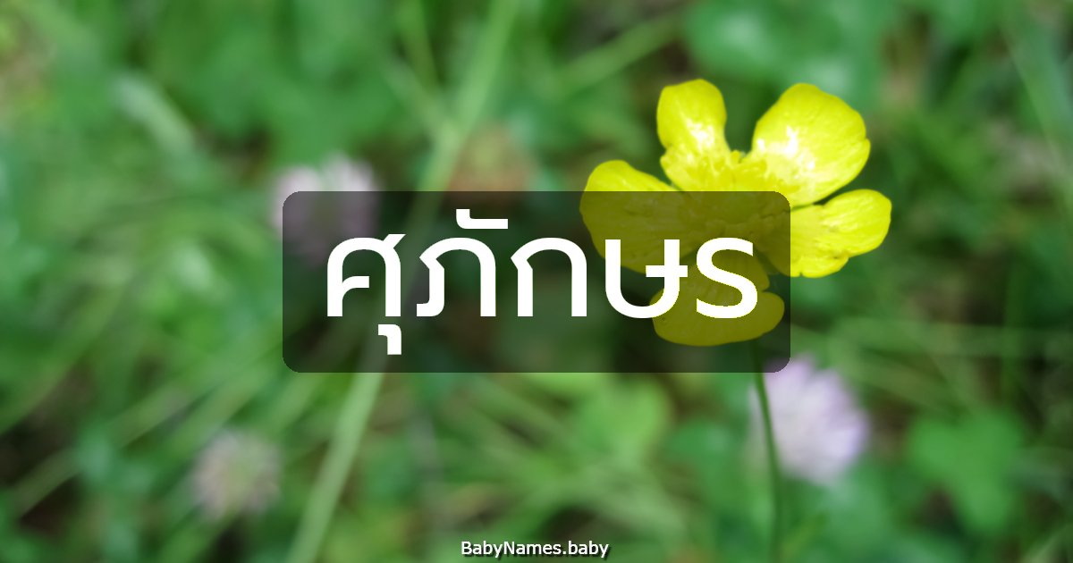ศุภักษร