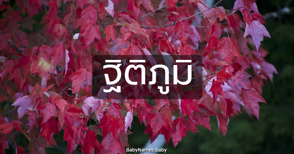 ฐิติภูมิ