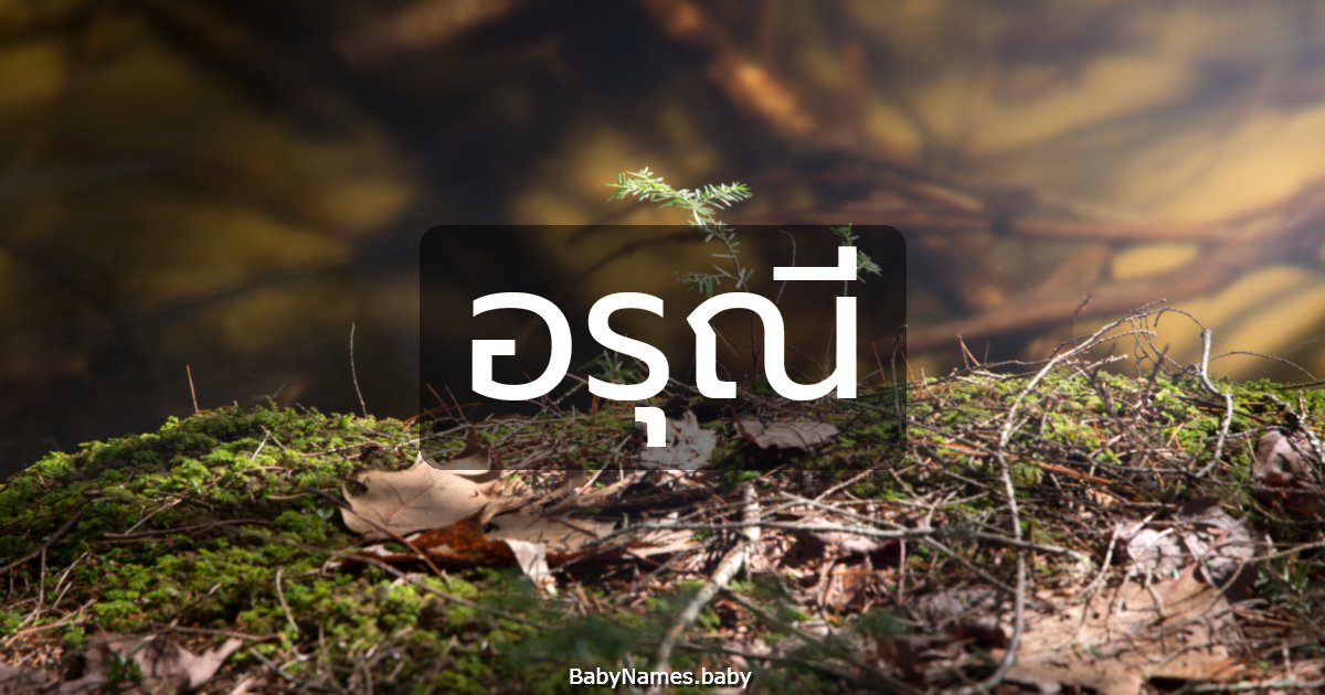 อรุณี