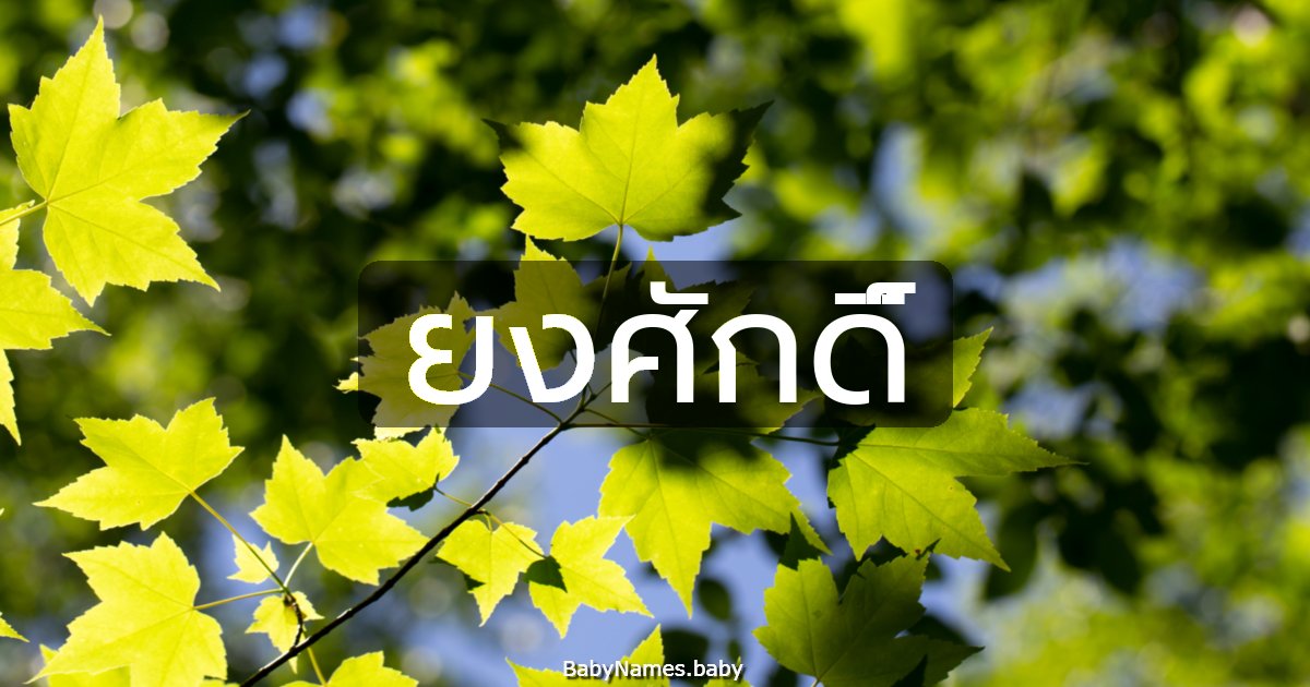 ยงศักดิ์