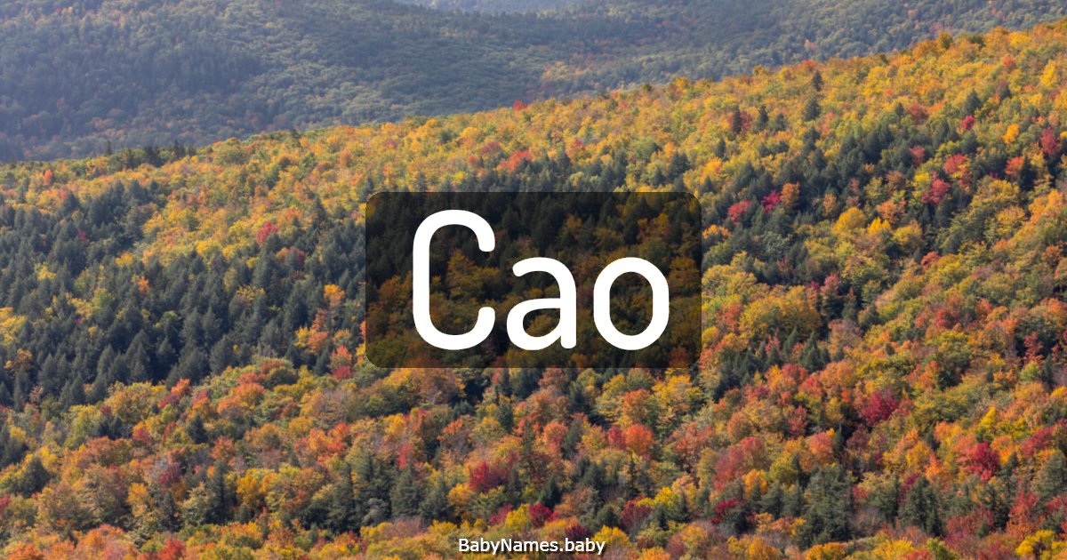 Cao