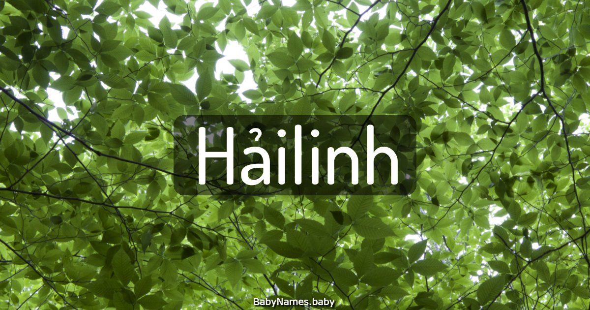 Hảilinh