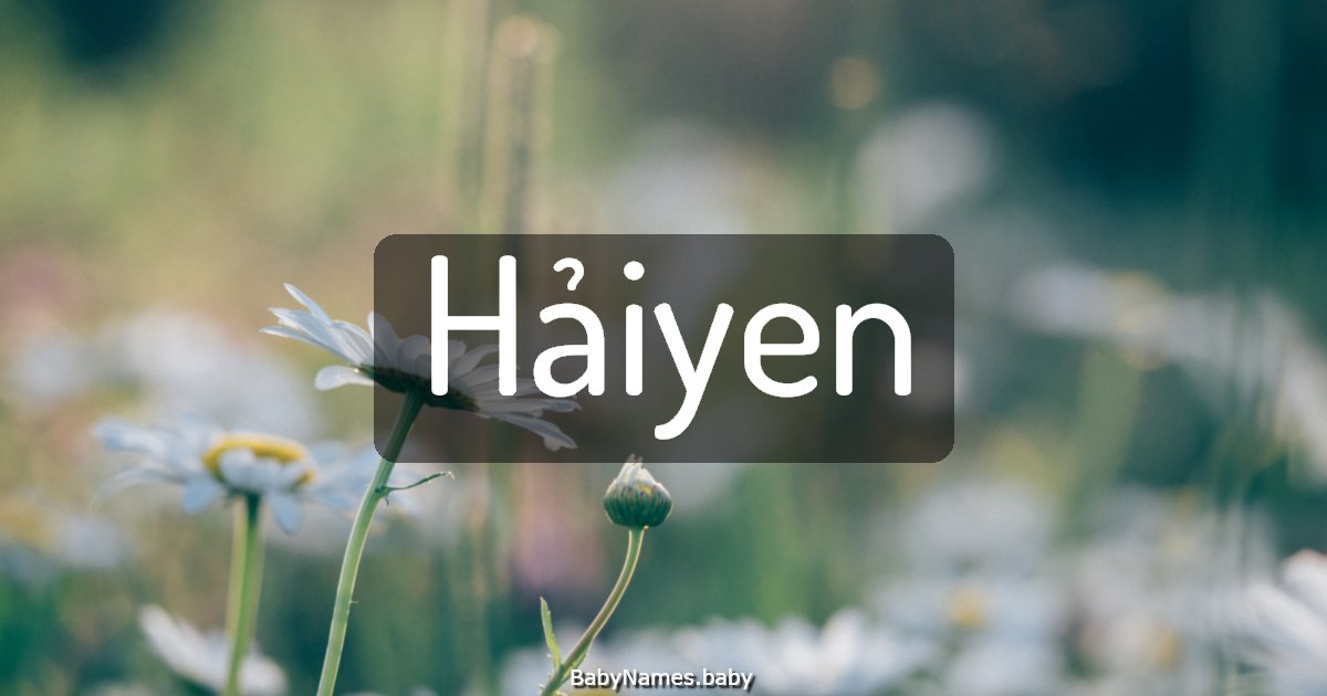 Hảiyen