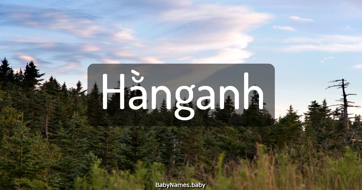 Hằnganh