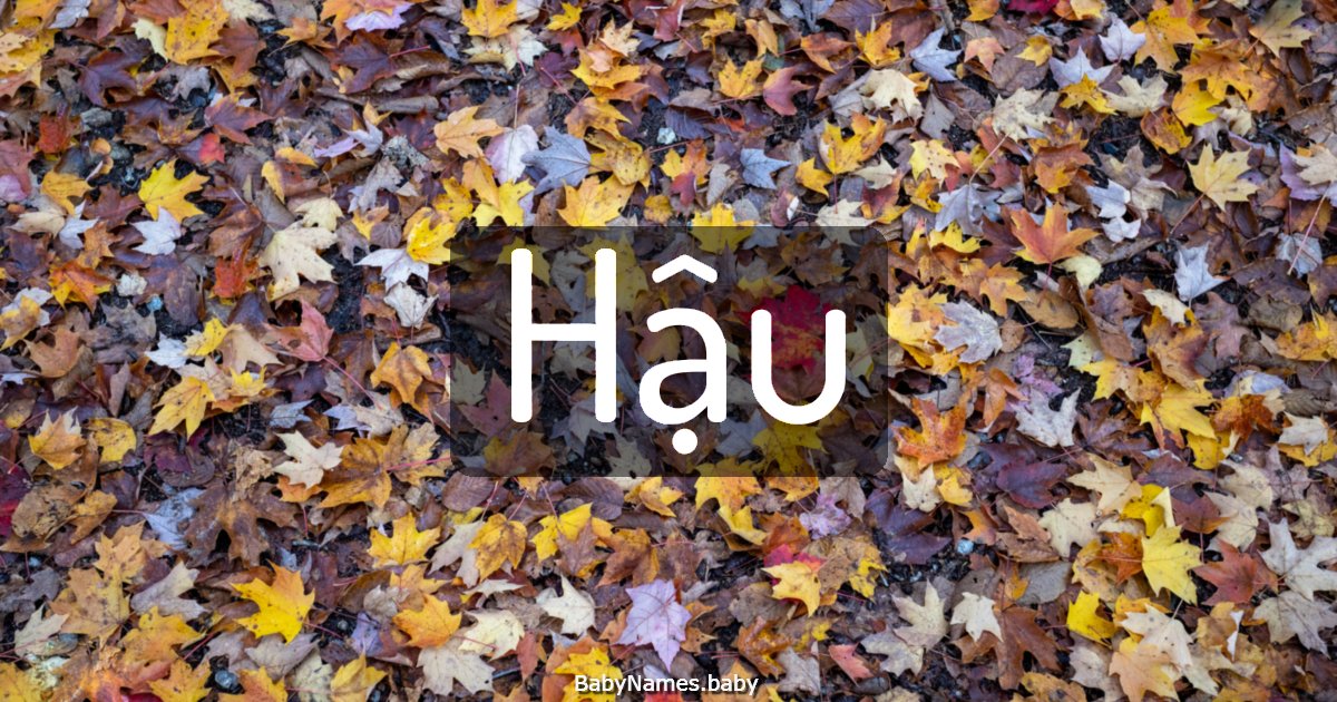 Hậu