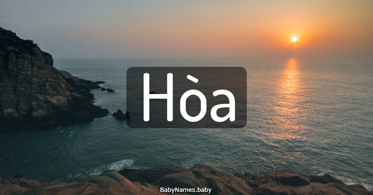 Hòa