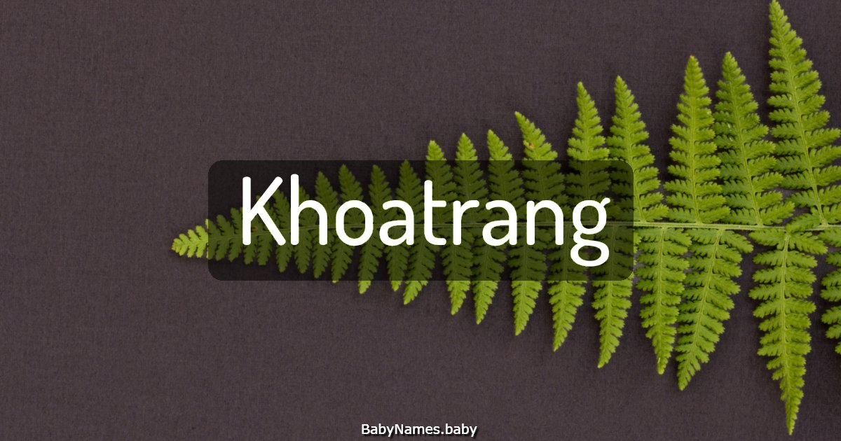Khoatrang