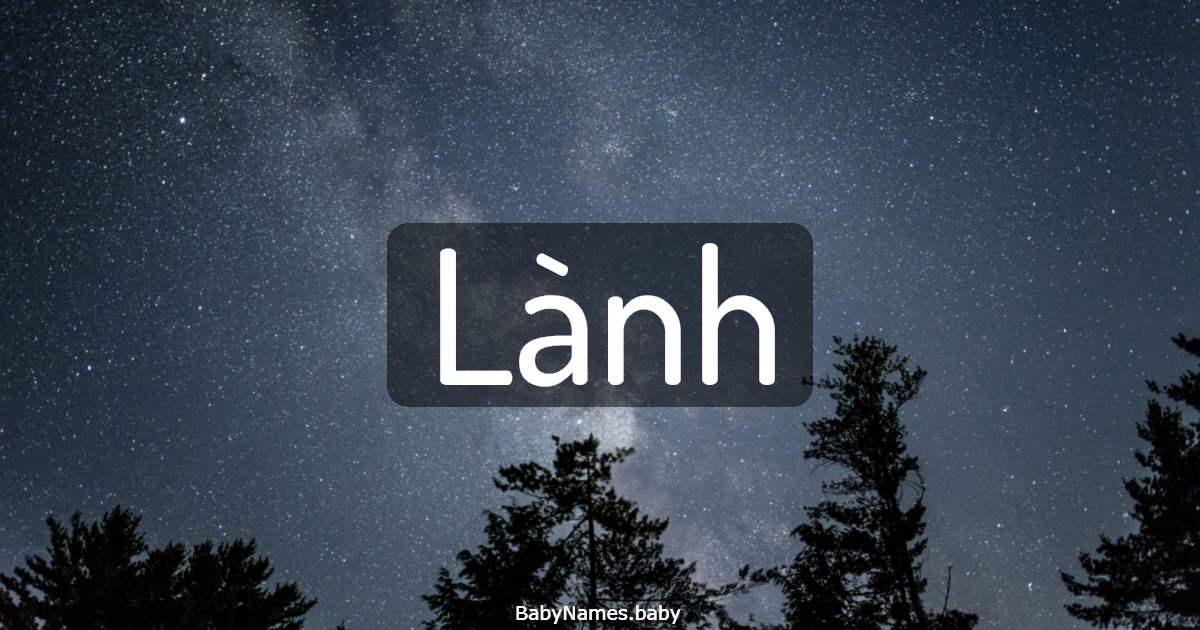 Lành