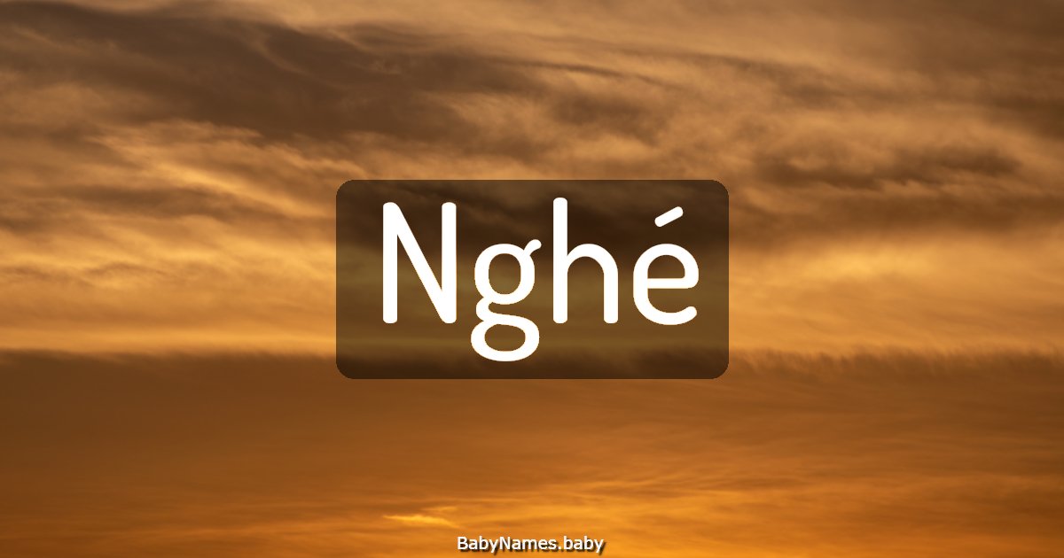 Nghé