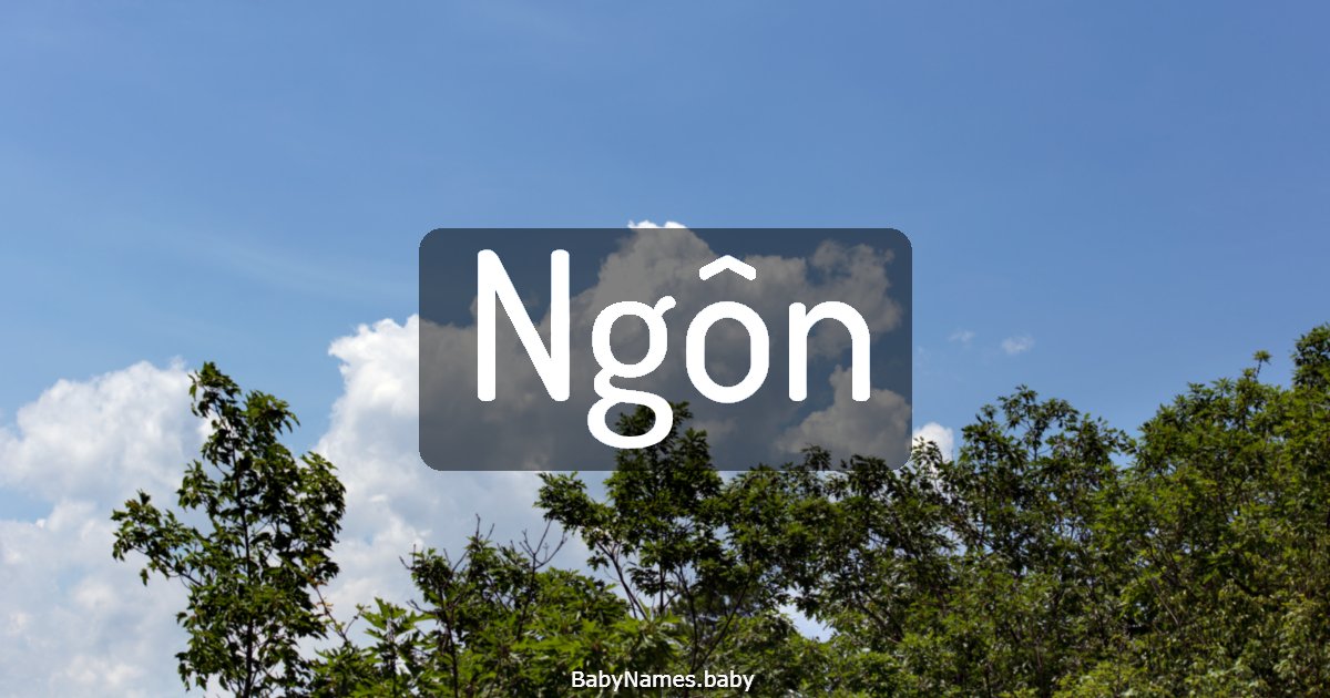Ngôn