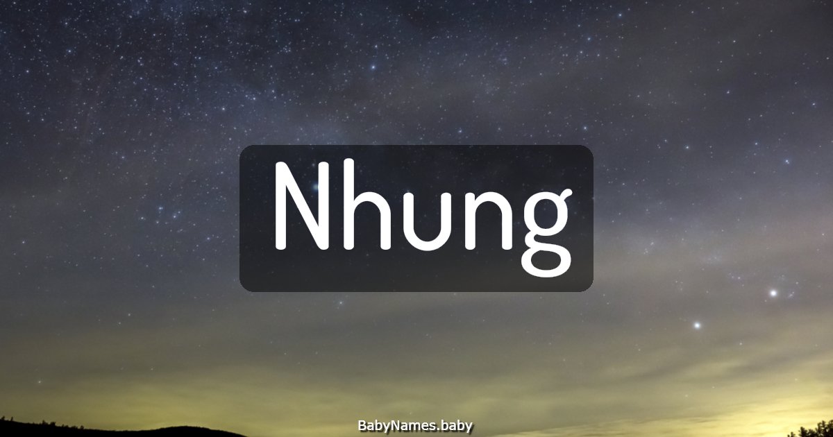 Nhung