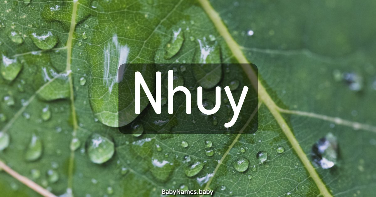 Nhuy
