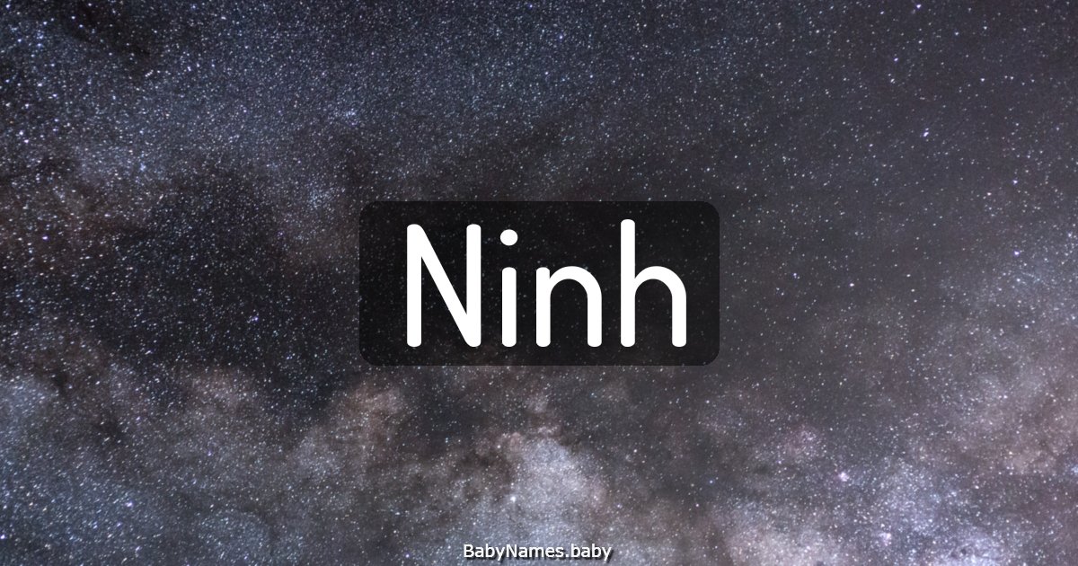 Ninh