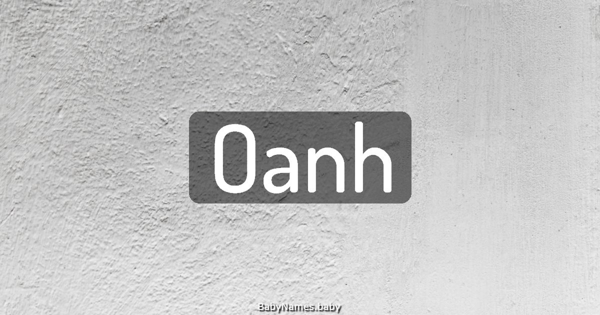 Oanh
