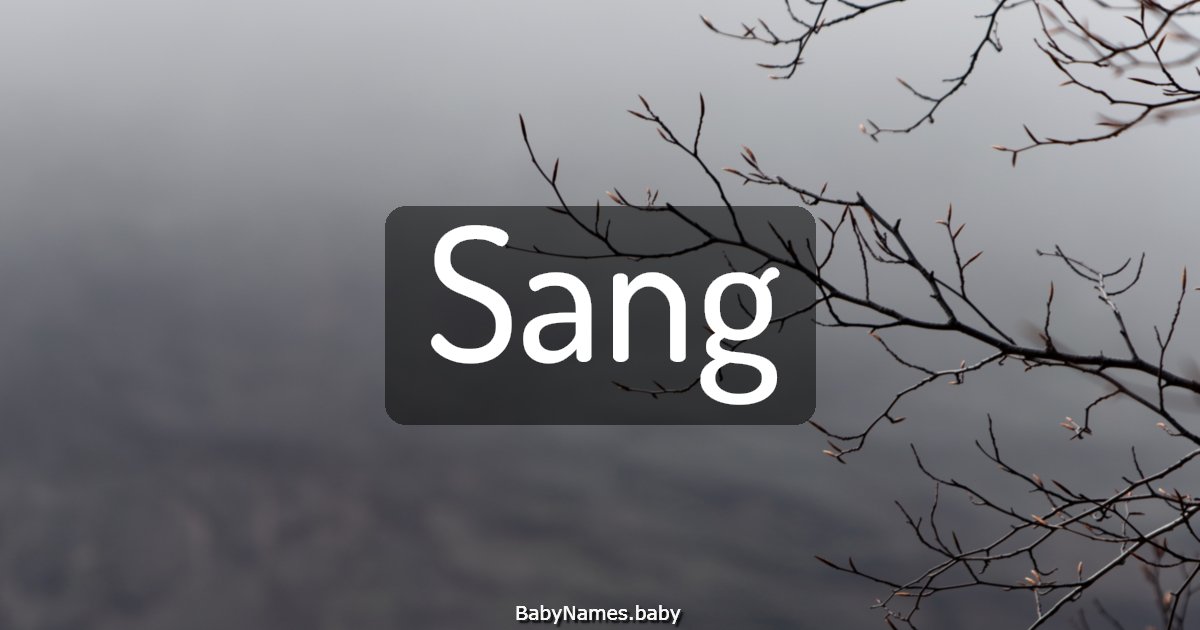 Sang