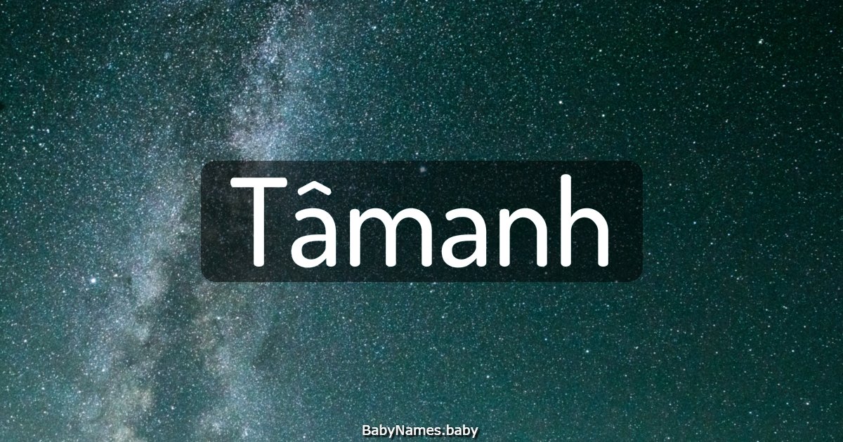 Tâmanh