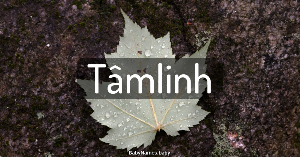 Tâmlinh