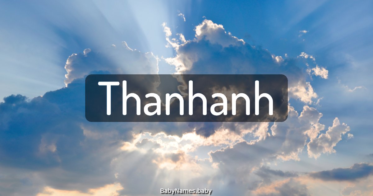 Thanhanh