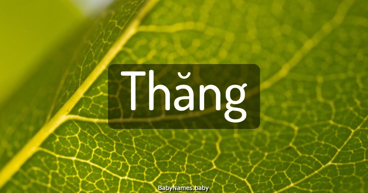 Thăng