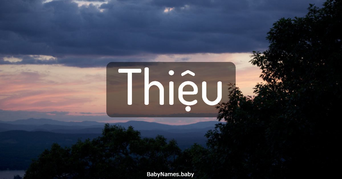 Thiệu