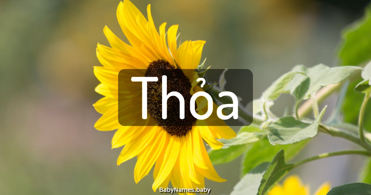 Thỏa