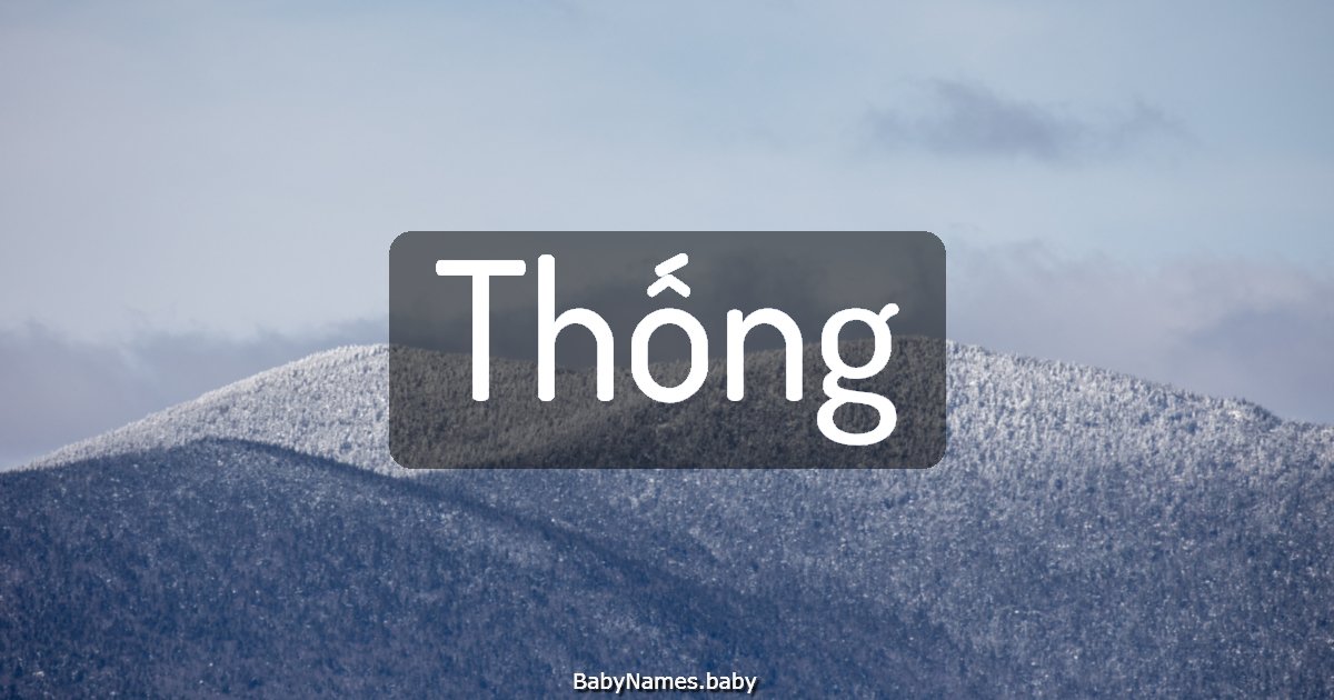 Thống