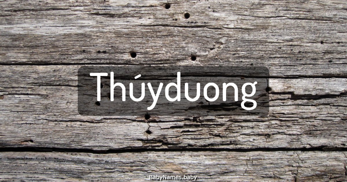 Thúyduong