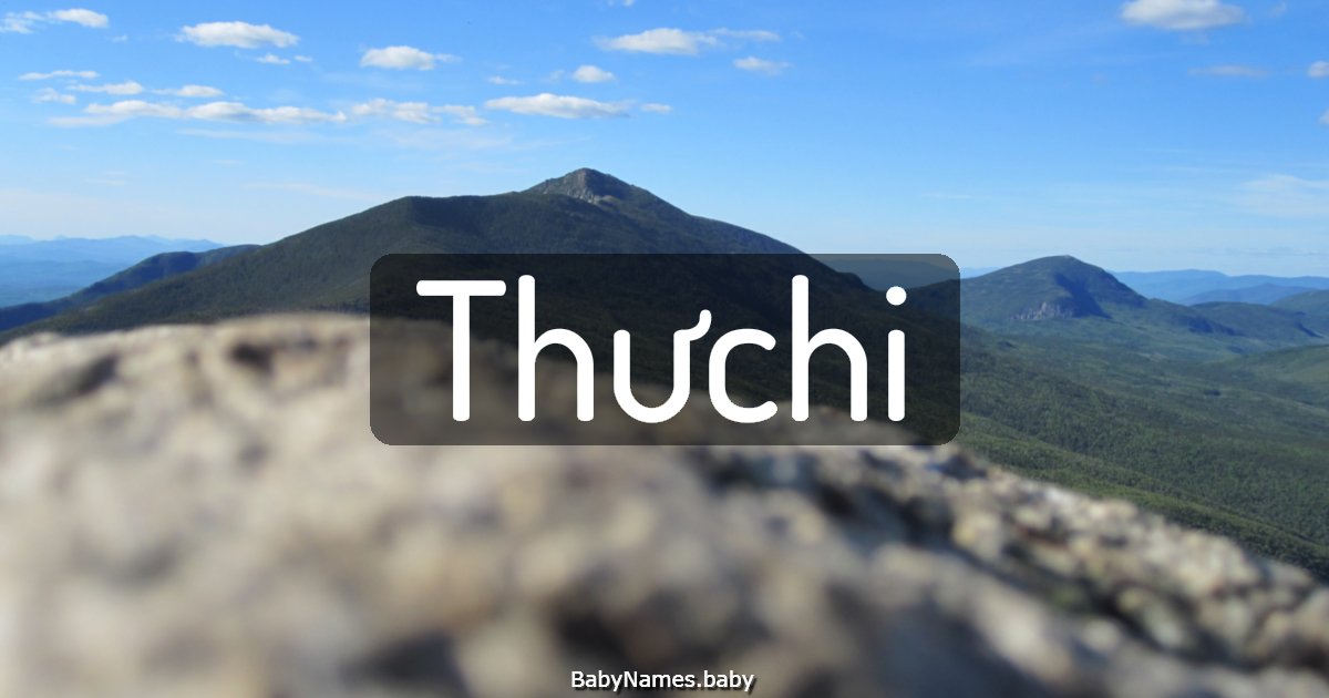 Thưchi