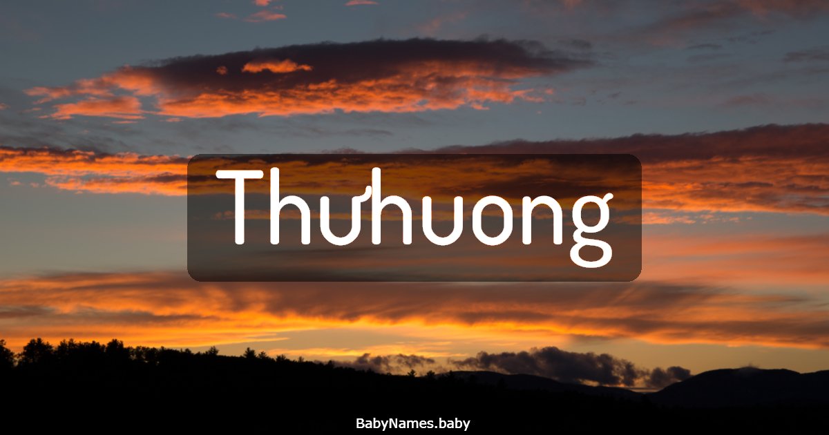 Thưhuong