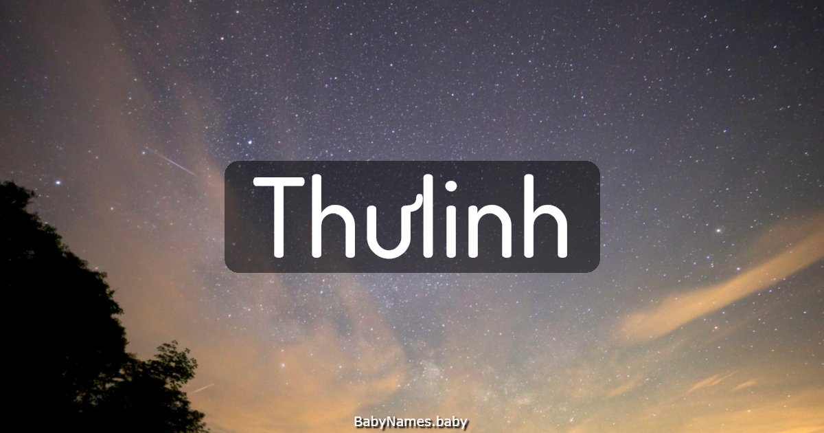 Thưlinh