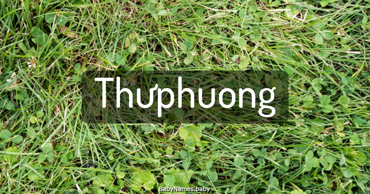 Thưphuong