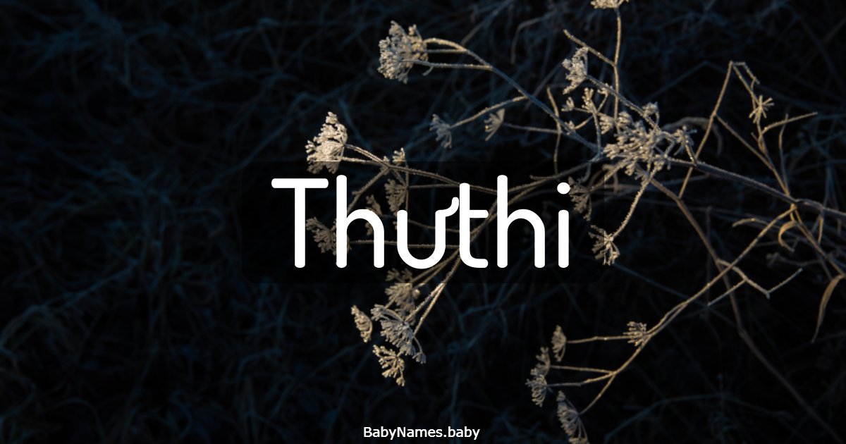 Thưthi