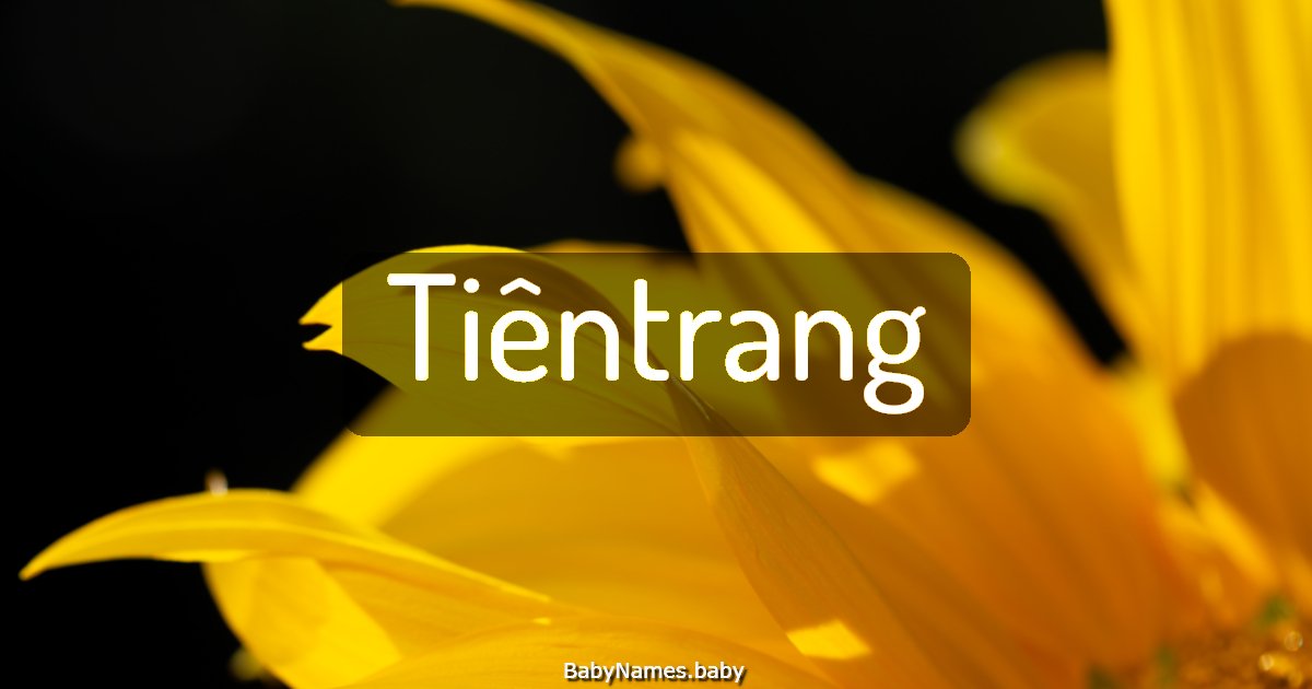Tiêntrang