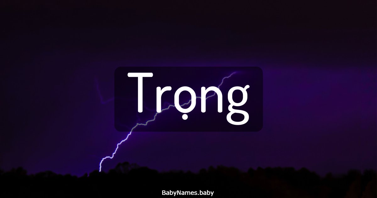 Trọng