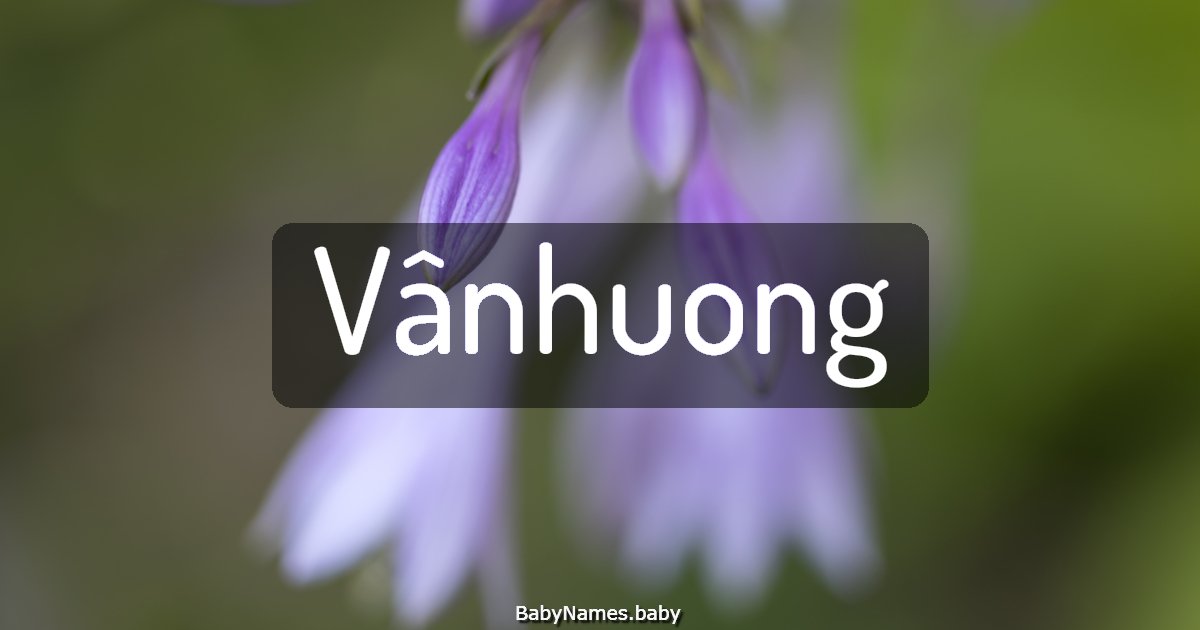 Vânhuong
