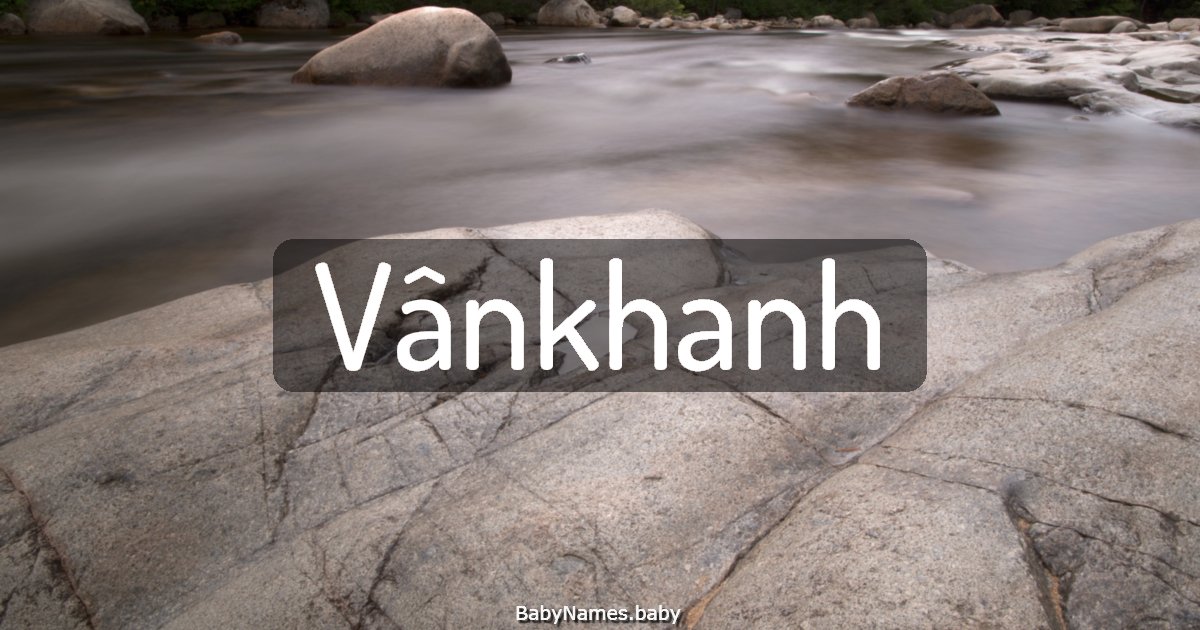 Vânkhanh